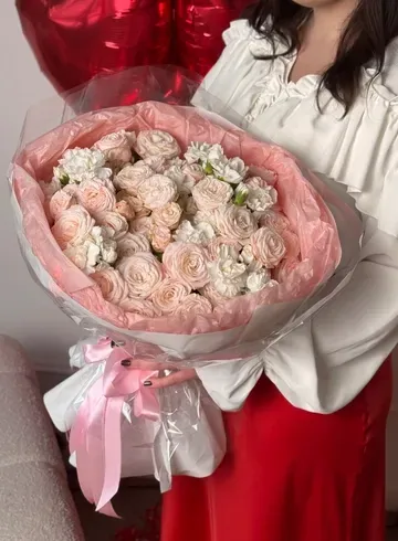 Букет &laquo;Коктейль нежности&raquo; от интернет-магазина цветов в Ижевске