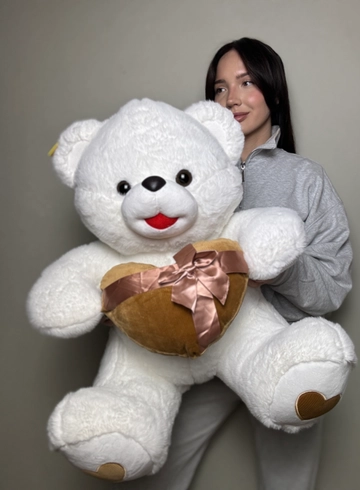 Медведь с сердцем 60см от интернет-магазина цветов в Ижевске