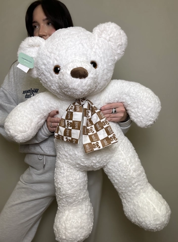 Мишка белый 80см от интернет-магазина цветов в Ижевске