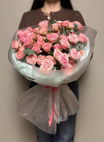 Букет из кустовых роз &laquo;Нежность&raquo; от интернет-магазина цветов в Ижевске