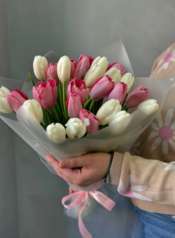 Букет 25 тюльпанов &laquo;Весна наступила&raquo; от интернет-магазина цветов в Ижевске
