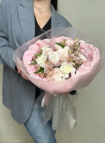 Букет &laquo;Коктейль нежности и счастья&raquo; от интернет-магазина цветов в Ижевске