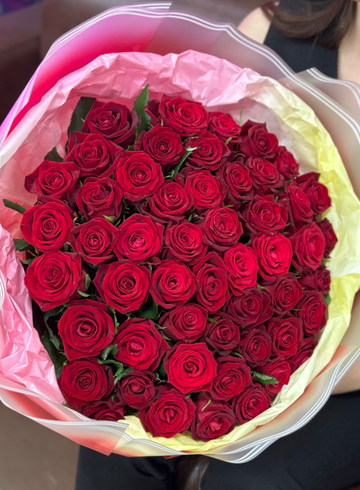 51 красная роза от интернет-магазина цветов в Ижевске