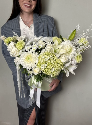 Композиция в коробке  &laquo;Чувства&raquo; от интернет-магазина цветов в Ижевске