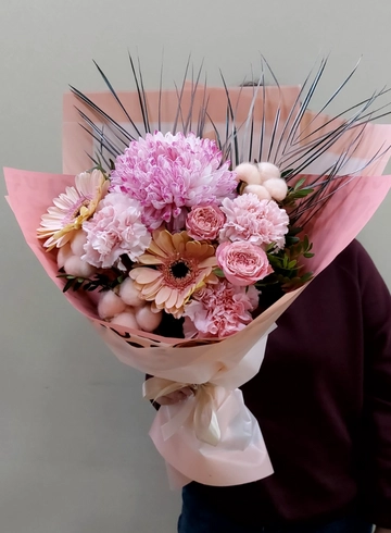 Сборный букет «Бархат» от интернет-магазина цветов в Ижевске