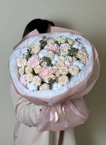 Букет «Нежность» в размере L от интернет-магазина цветов в Ижевске