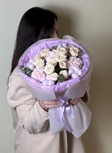 Букет «Нежность» в размере S от интернет-магазина цветов в Ижевске