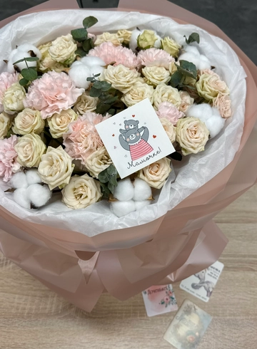 Открытка «Мамочке» от интернет-магазина цветов в Ижевске