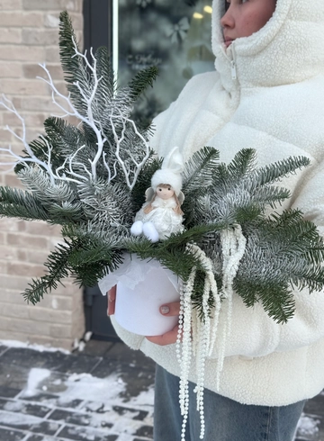 Композиция новогодняя &laquo;Морозко&raquo; от интернет-магазина цветов в Ижевске