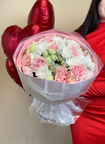 Букет  &laquo;Жаркое сердце&raquo; от интернет-магазина цветов в Ижевске