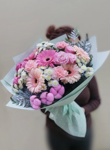 Сборный букет «Сладкий день» от интернет-магазина цветов в Ижевске