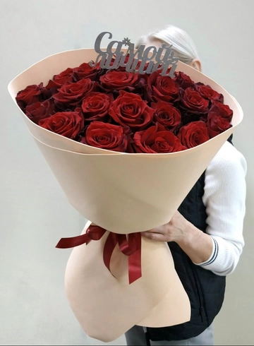 Монобукет из роз от интернет-магазина цветов в Ижевске