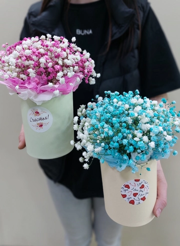 Композиция из гипсофилы S от интернет-магазина цветов в Ижевске