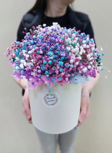 Композиция из гипсофил L от интернет-магазина цветов в Ижевске