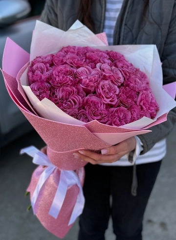 Букет из пионовидных роз «Нежное сердце» от интернет-магазина цветов в Ижевске