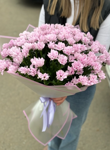 15 кустовых хризантем микс от интернет-магазина цветов в Ижевске