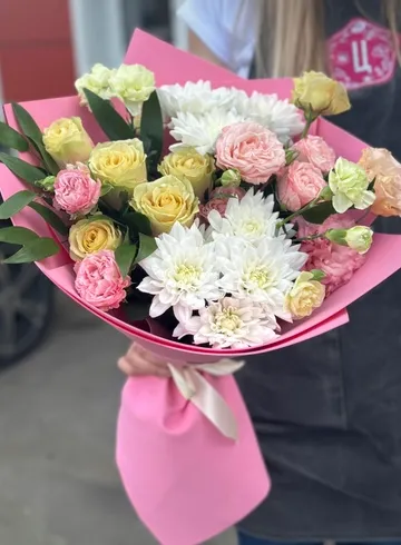 Букет &laquo;Цветочная загадка&raquo; от интернет-магазина цветов в Ижевске