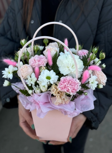 Композиция «Сумочка с весной» от интернет-магазина цветов в Ижевске