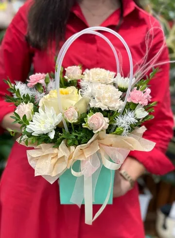 Композиция &laquo;Нежный взгляд&raquo; от интернет-магазина цветов в Ижевске