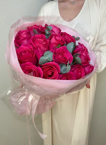 Букет из роз «Бархатный вечер» от интернет-магазина цветов в Ижевске