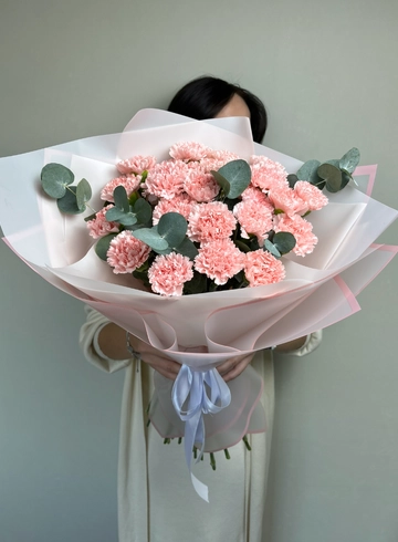 Букет 25 диантусов  от интернет-магазина цветов в Ижевске